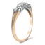 The Noemi Ring, smalltop view on a hand