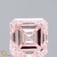 3.40 Ct. Fancy Intense Pink Asscher Lab Grown Diamond