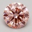 3.00 Ct. Fancy Intense Pink Round Lab Grown Diamond