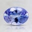 8x5.9mm Unheated Violet Oval Tanzanite