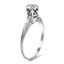 The Severina Ring, smalltop view on a hand