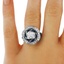 The Rey Ring, smalltop view on a hand