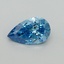 1.02 Ct. Fancy Vivid Blue Pear Lab Grown Diamond