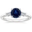 Platinum Symphony Tapered Baguette Three Stone Diamond Ring (1/2 ct. tw.), smalltop view