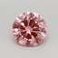 0.44 Ct. Fancy Vivid Pink Round Lab Grown Diamond