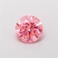 1.18 Ct. Fancy Vivid Pink Round Lab Grown Diamond