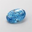 2.21 Ct. Fancy Vivid Blue Oval Lab Grown Diamond