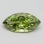 10.03 Ct. Fancy Vivid Green Marquise Lab Grown Diamond