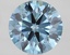 1.97 Ct. Fancy Vivid Blue Round Lab Grown Diamond