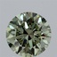 2.06 Ct. Fancy Vivid Green Round Lab Grown Diamond