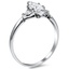 The Drexel Ring, smalltop view on a hand