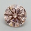 2.53 Ct. Fancy Intense Pink Round Lab Grown Diamond