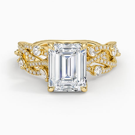 18K Yellow Gold Grand Secret Garden Diamond Ring