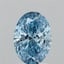 2.16 Ct. Fancy Vivid Blue Oval Lab Grown Diamond