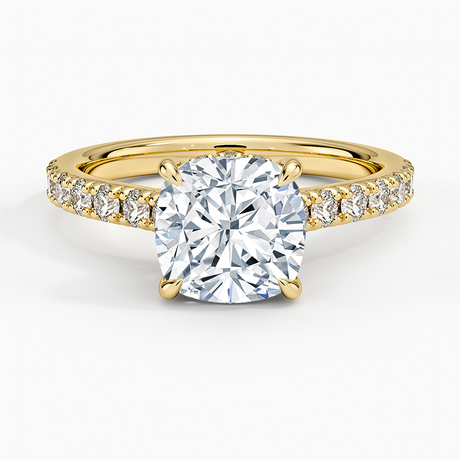 18K Yellow Gold Grand Lissome Diamond Ring