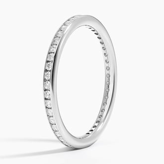 Tabitha Channel Set Eternity Lab Diamond Ring (1/3 ct. tw.) in Platinum