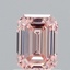 1.10 Ct. Fancy Intense Pink Emerald Lab Grown Diamond