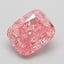 1.21 Ct. Fancy Vivid Pink Cushion Lab Grown Diamond