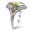 The Celsa Ring, smalltop view on a hand