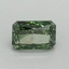 0.62 Ct. Fancy Vivid Green Radiant Lab Grown Diamond