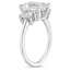 Platinum Rhiannon Diamond Ring with Hidden Accents, smallside view