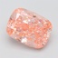 10.06 Ct. Fancy Vivid Pink Cushion Lab Grown Diamond