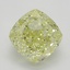 1.01 Ct. Fancy Yellow Cushion Diamond