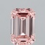 7.05 Ct. Fancy Intense Pink Emerald Lab Grown Diamond