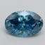 2.12 Ct. Fancy Vivid Blue Oval Lab Grown Diamond