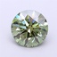 2.08 Ct. Fancy Vivid Green Round Lab Grown Diamond