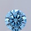 1.01 Ct. Fancy Vivid Blue Round Lab Grown Diamond