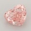 3.17 Ct. Fancy Vivid Pink Heart Lab Grown Diamond