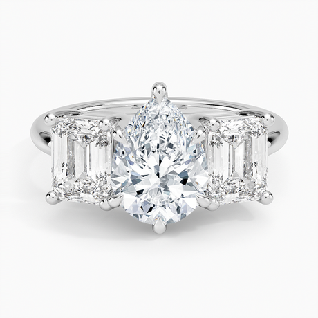 Luxe Rhiannon Three Stone Diamond Ring