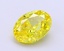 2.00 Ct. Fancy Vivid  Yellow Oval Lab Grown Diamond