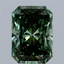 2.69 Ct. Fancy Vivid  Green Radiant Lab Grown Diamond