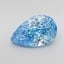 3.0 Ct. Fancy Vivid Blue Pear Lab Grown Diamond