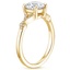 18K Yellow Gold Vera Diamond Ring, smallside view