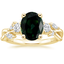 18K Yellow Gold Willow Three Stone Diamond Ring (1/3 ct. tw.), smalltop view