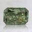1.55 Ct. Fancy Vivid Pacific Green Radiant Lab Grown Diamond