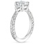 18K White Gold Bristol Diamond Ring, smallside view