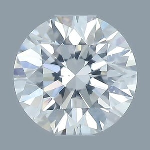 Round diamond — real photo