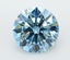 6.02 Ct. Fancy Vivid  Blue Round Lab Grown Diamond