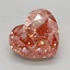 3.84 Ct. Fancy Vivid Pink Heart Lab Grown Diamond