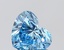 1.52 Ct. Fancy Vivid Blue Heart Lab Grown Diamond
