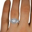 The Cardan Ring, smallzoomed in top view on a hand