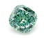1.05 Ct. Fancy Vivid Green Cushion Lab Grown Diamond