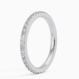 Petite Shared Prong Eternity Diamond Ring