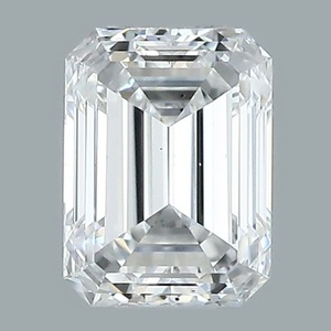 Emerald diamond — real photo