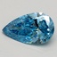 1.00 Ct. Fancy Vivid Blue Pear Lab Grown Diamond