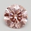 2.70 Ct. Fancy Intense Pink Round Lab Grown Diamond